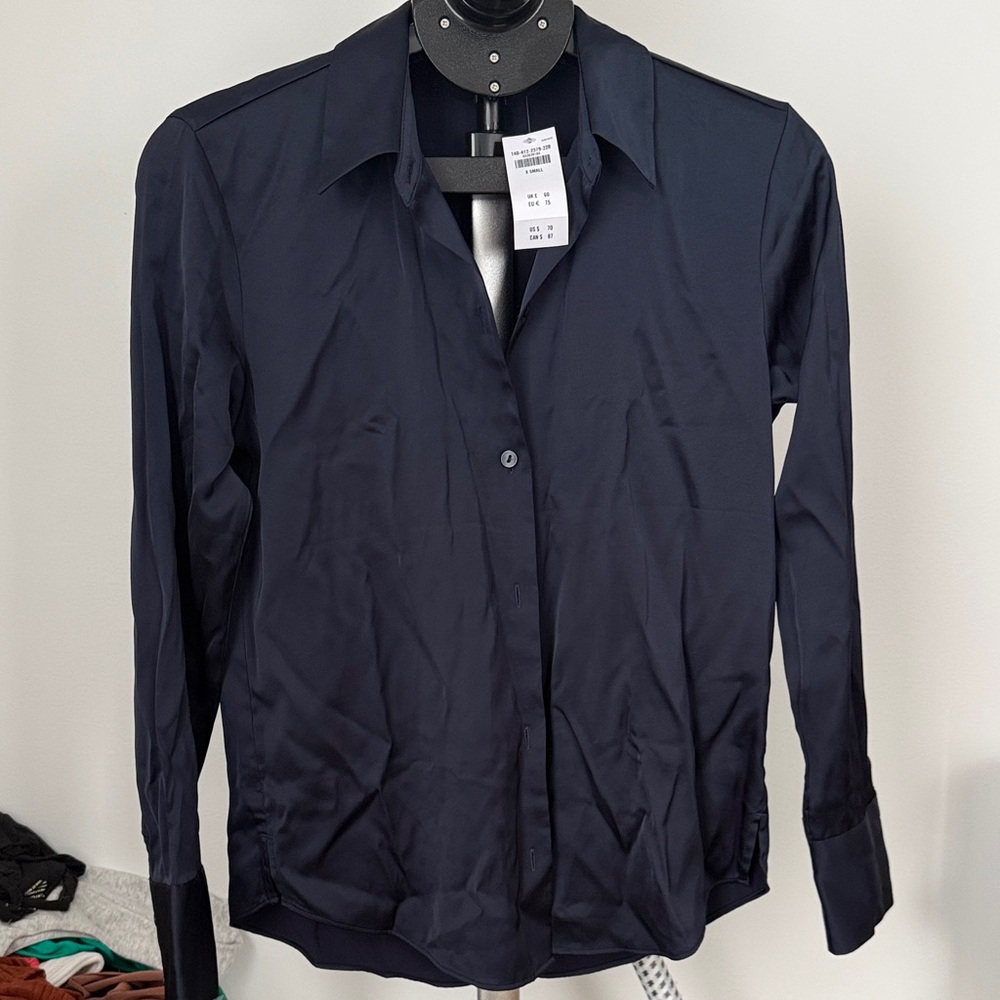 Abercrombie & Fitch Navy Button Down Shirt